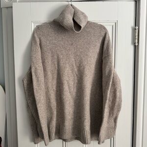H&M Taupe Turtleneck Sweater